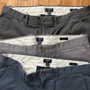 J Crew Men’s Chinos Slim & Flexible fit